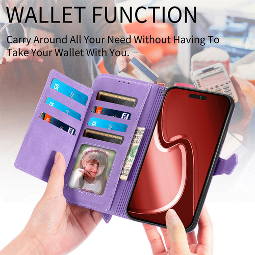 Funda Para Teléfono Oppo A18 A17 A16 A15 A12 Funda De Piel Tipo Cartera