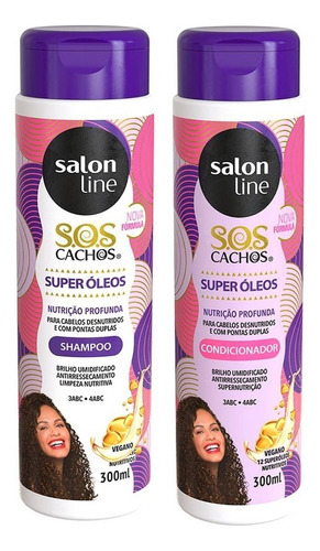 Kit Super Oleos Nutritivo Shampoo 300ml +condicionador 300ml