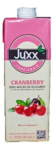 Suco de cranberry Juxx Funcionais sem glúten 1 L