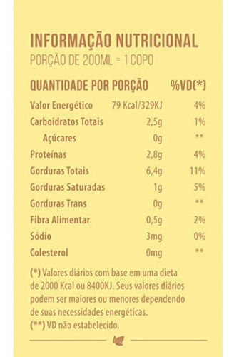 Bebida Vegetal De Castanhas Original - Leatt (01 Unidade)