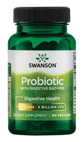 Probiotico - 5 Billion Cfu - Swanson - 60 Servicios