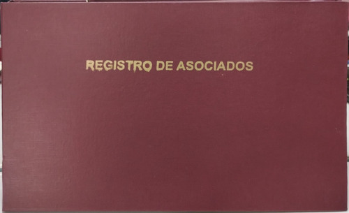 Registro De Asociados (50 Pág.) - Libro Societario