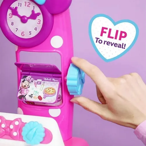 Disney Junior Minnie Mouse Flipping Fun Pretend Play Kitchen