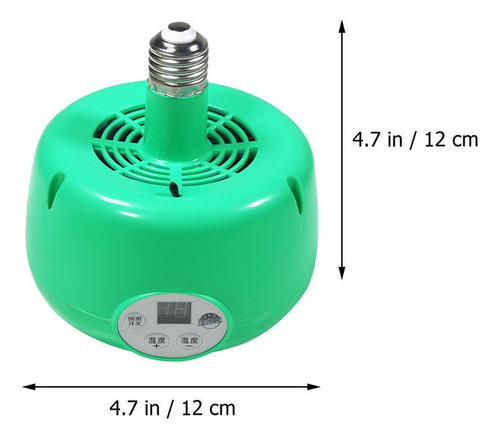 1pc Calentador Ventilador Luz De Calor Para Pollo Casero