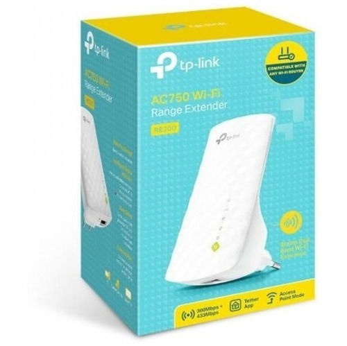 Extensor De Cobertura Wi-fi Universal Ac750 Tp-link Re200