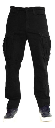 Pantalon Cargo Semi Chupin Reforzado Elastizado - Jeans710