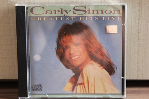 Cd Carly Simon - Greatest Hits Live (achados E Descobertas)