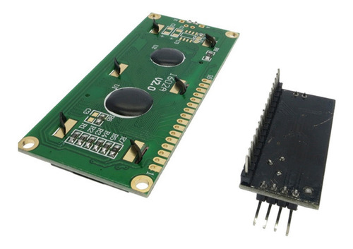 Display Lcd 16x2 1602 Com Back Azul + Modulo I2c P/ Arduino