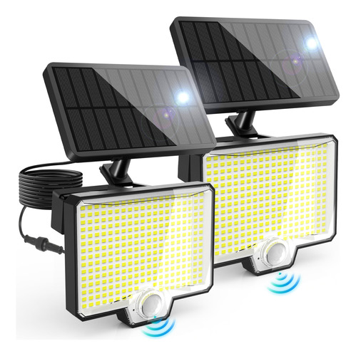 Luces Solares Led Con Sensor De Movimiento Para Exteriores