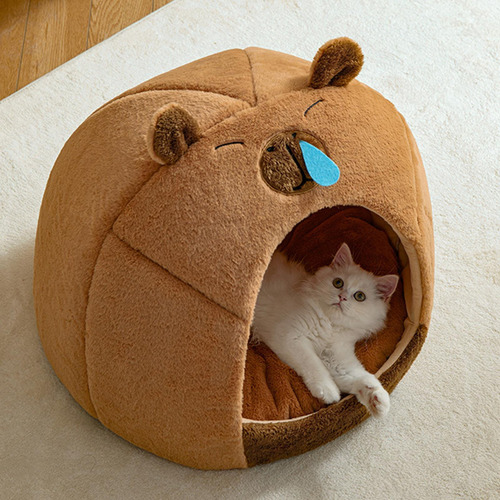Cama Para Gatos, Cueva, Con Forma De Carpincho, Casa Para Ca