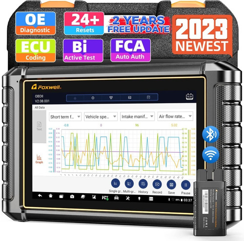 Foxwell Nt909 Obd2 Escáner Bidireccional De Coche