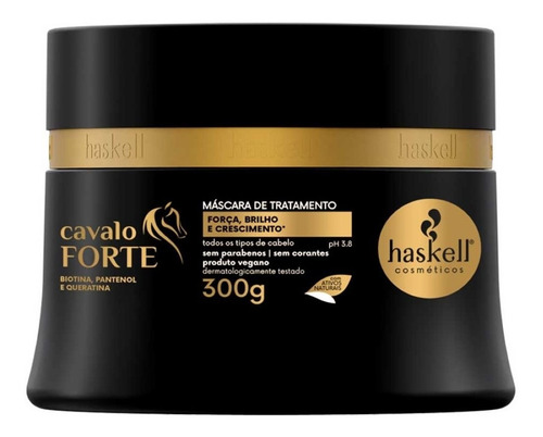 Máscara De Hidratação Cavalo Forte 300g - Haskell
