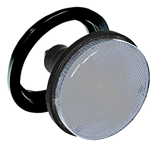 Faro Trasero Redondo Mediano Con Aro Flexible Unipolar Crist
