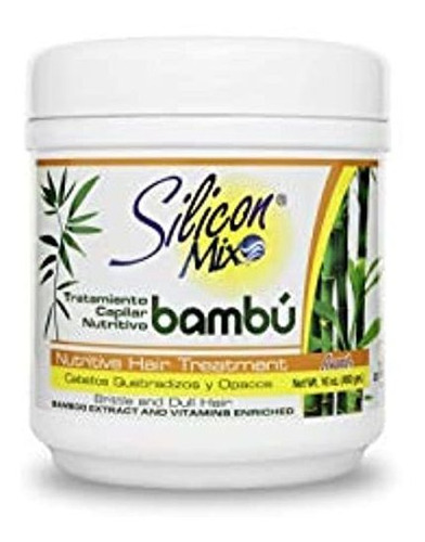 Silicon Mix Tratamiento Capilar Nutritivo De Bambú, 16 Onzas