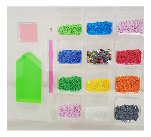 Set Para Decorar Crystal Unicorn Pixel Art