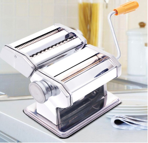 Máquina P/ Macarrão De Fazer Massas Manual Talharim Aço Inox