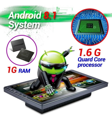 Auto Radio Android 10.1 Pulgadas Full Touch Hd Wifi Gps Usb