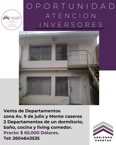 San Rafael - Mendoza. Departamentos Ideal Para Inversión. 