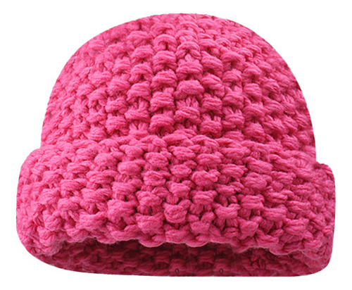 Gorro De Invierno Cálido Con Gorro De Punto Para Mujer