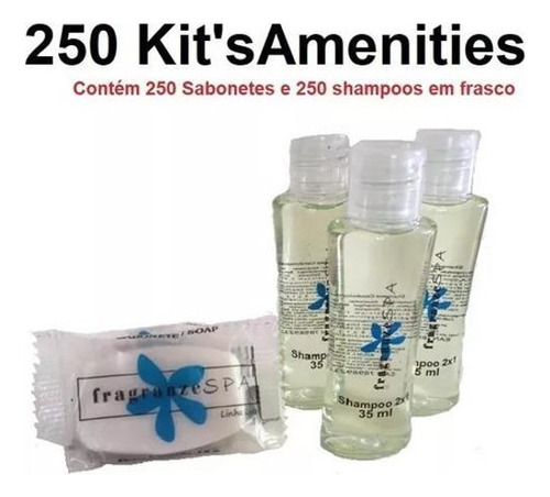 Kit Amenities 13g E Shampoo 2 Em 1 - Chá Verde