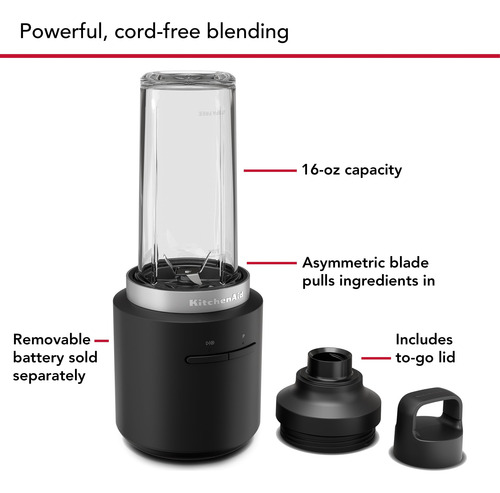 Liquidificador Kitchenaid Go Cordless Personal Com Bateria K