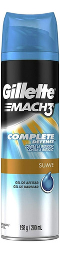 Gel Para Afeitar Gillette Mach3 Complete Defense Suave 200ml