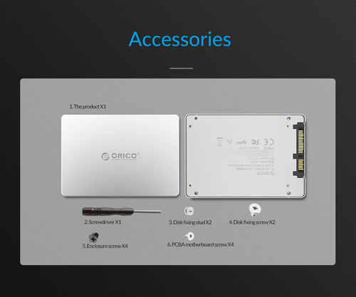 Convertidor Orico De M.2 Ngff A Sata (m2ts)