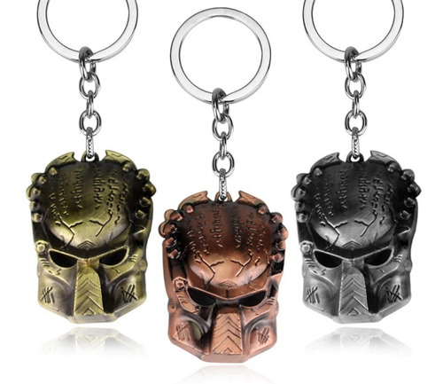 Imagen 6 de 6 de Llavero Depredador Esparta Predator Dorado Plateado 300 Spar
