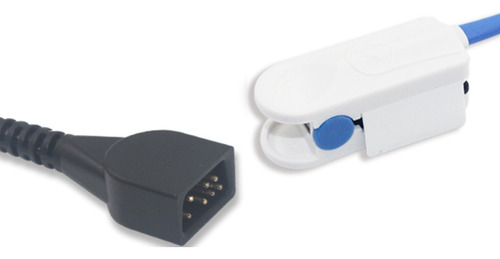 Sensor Spo2 Nonin Adulto Compatible Welch Allyn 3 Mts Azul