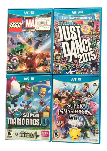 Wii U Videojuegos Originales Con Manuales