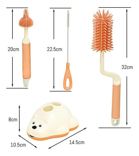Cepillo Para Botellasjuego Cepillos Limpieza Para Botellas