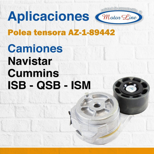 Imagen 5 de 9 de Polea 89442 / Diámetro 74mm Ancho 39.3mm / Navistar