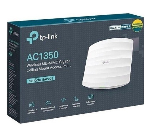 Tp-link Omada Eap225 Ap Wifi Ac1350 Mu-mimo Gigabit Inc. Poe