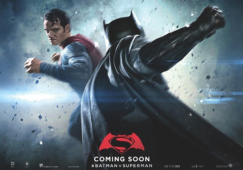 Batman Vs Superman Poster Original De La Película