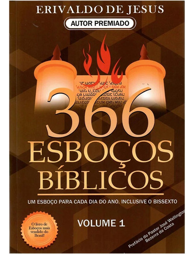 366 Esboços Bíblicos Vol 1 | Erivaldo De Jesus