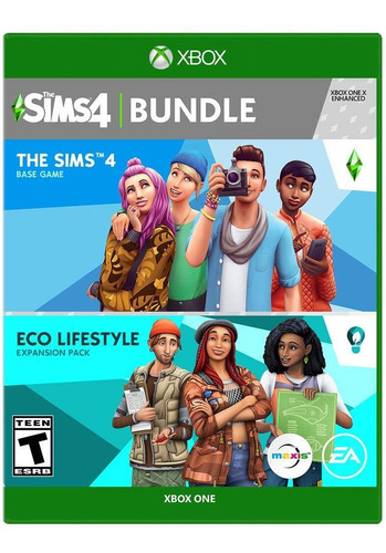 The Sims 4 Plus Eco Lifestyle Bundle Xbox One