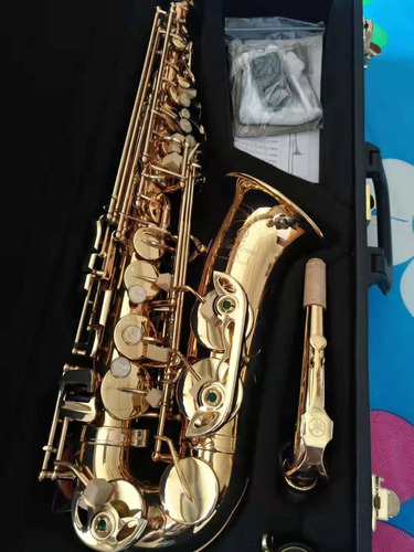 Yamaha 875ex Saxofón Alto Laca Oro E Instrumentos Planos