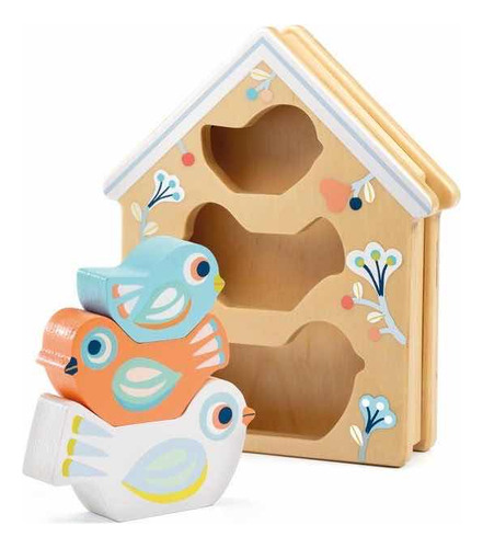 Casa De Pajaritos Encastre Baby Birdy Djeco Cadaques Kids