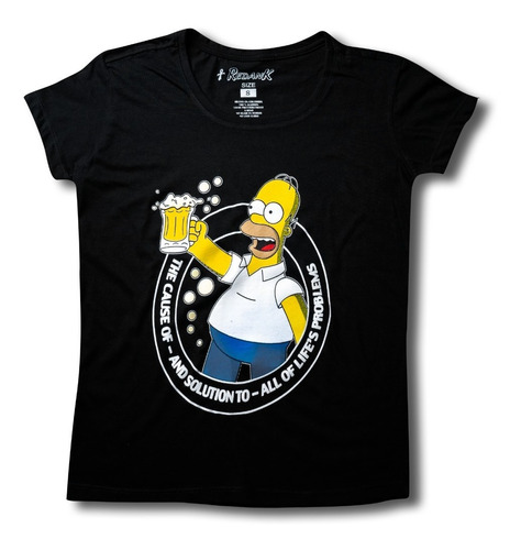 Camiseta Homero Simpsons - Mujer 