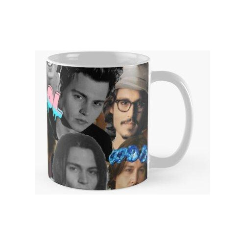 Taza Collage De Johnny Depp Calidad Premium