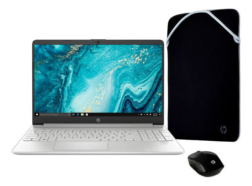 Laptop Hp 15-dy2508la Core I3 8gb + 512gb + Mouse + Funda Color Plateado