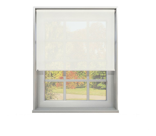 Cortina Roller Sun Screen 5% Blanco 1,20 X 2,20