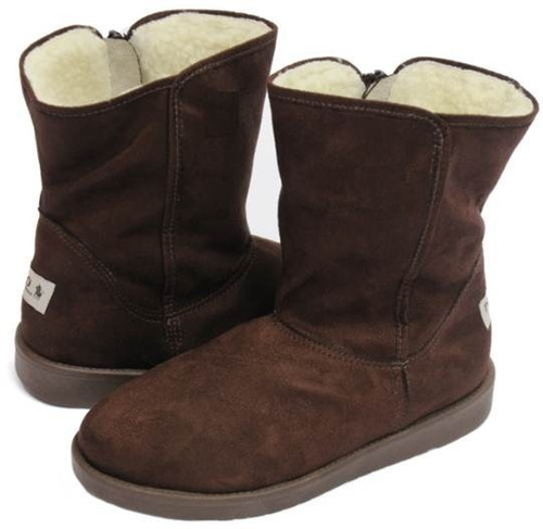 Bota Bebe Australiana Com Forro De Pelo Branco Bota 714