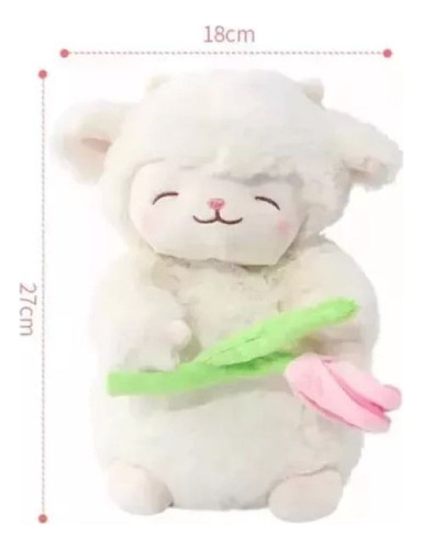 1pcs Corderito Tulipan Cordero Peluche Felpa Tik Tok Color