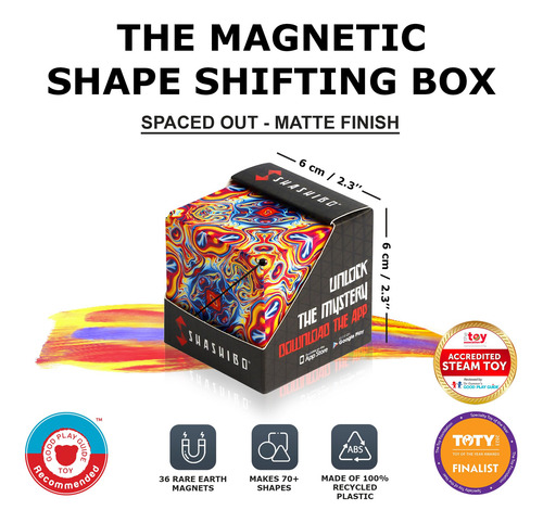 Cubo Mágico 3d Transformable Para Aliviar Ansiedad 70 Formas Color De La Estructura