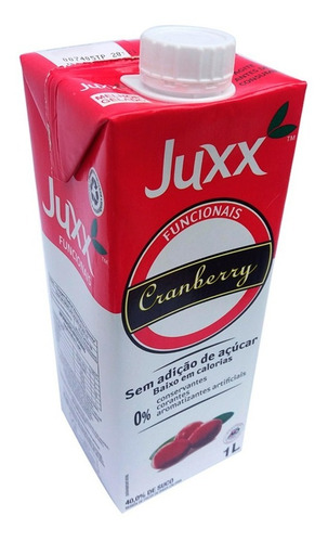 Imagem 3 de 3 de Suco Funcional Cranberry Sem Conservante Sem Corante Juxx 1l