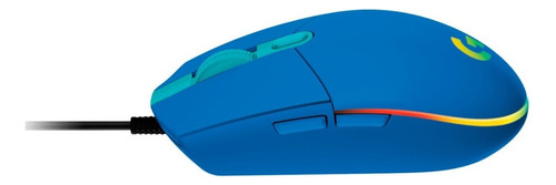 Mouse Gamer Alámbrico Logitech G Series Lightsync G203 Azul