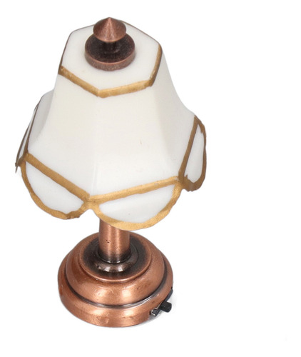 Lámpara Miniatura A Escala 1/12, Blanca, 6 Cm De Altura Tota