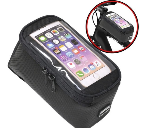 Bolsa Case Porta Celular Suporte Quadro Bike Bicicleta Phone