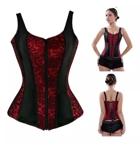 Corset Corpete Vermelho Chique Importado